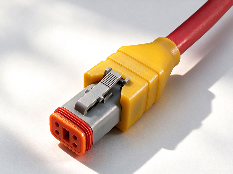 CUSTOMIZED CONNECTOR DT06-4S-E008 OVERMOLDING WATERPROOF CABLE PRE-ASSEMBLED