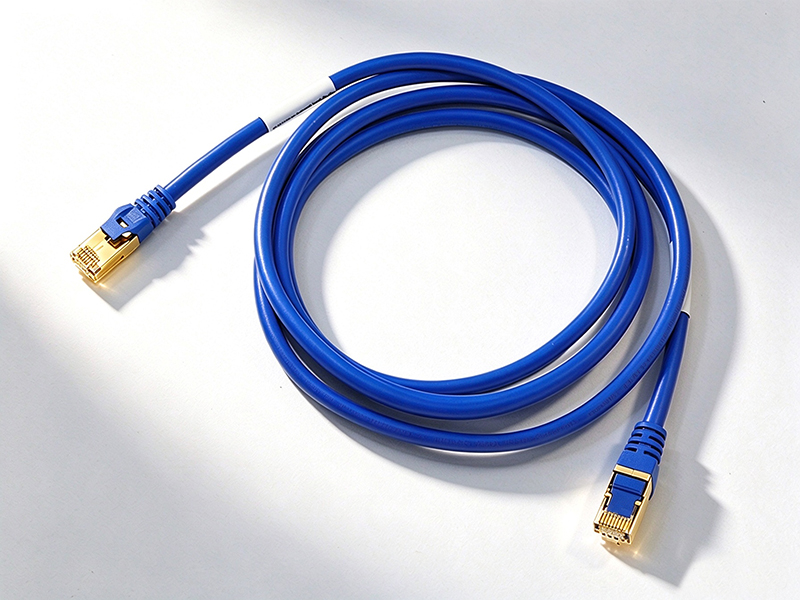 STANDARD CAT6A LAN PATCH BLUE LSZH CABLE INDUSTRIAL PROFINET RJ45 PLUG