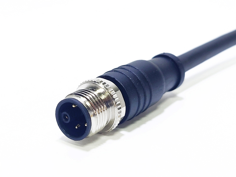 M12 K CODE MALE 5PIN PLUG INDUSTRIAL WATERPROOF CABLE POWER CONNECTOR