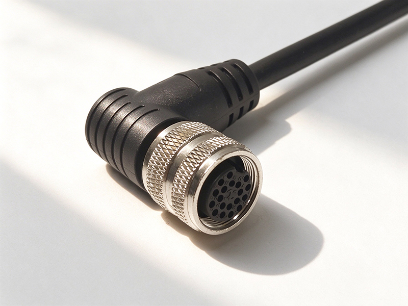 CUSTOMIZED ANGLE PRE-CABLE M16 OVERMOLDING IEC STANDARD WATERPROOF IP67