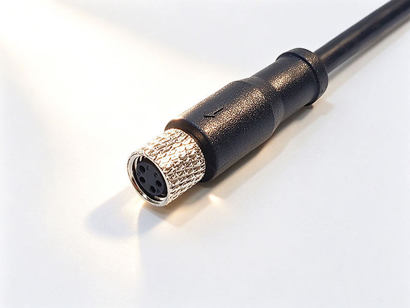 SENSOR PRE-CABLE M8 SOCKET 4POS FEMALE SIGNAL CONNECTOR IP67 WATERPROOF
