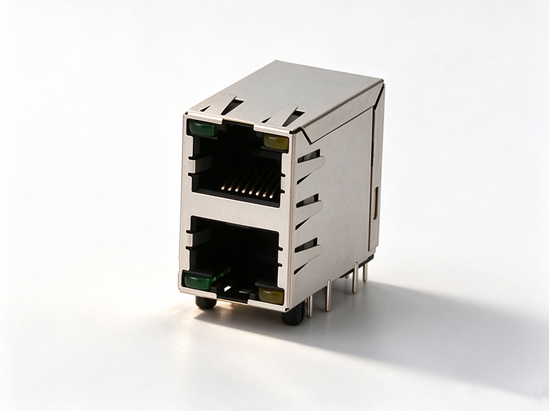 2x1 PORT RJ45 MODULAR JACK CONNECTOR SOCKET ETHERNET PCB DIP