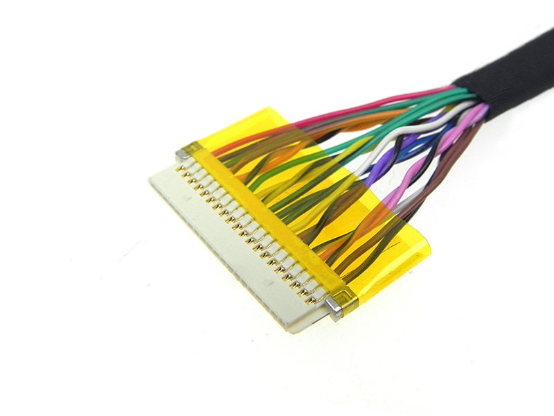 CUSTOMIZED DF19-20P LVDS CABLE HARNESS HIROSE DF19G-20S-1C