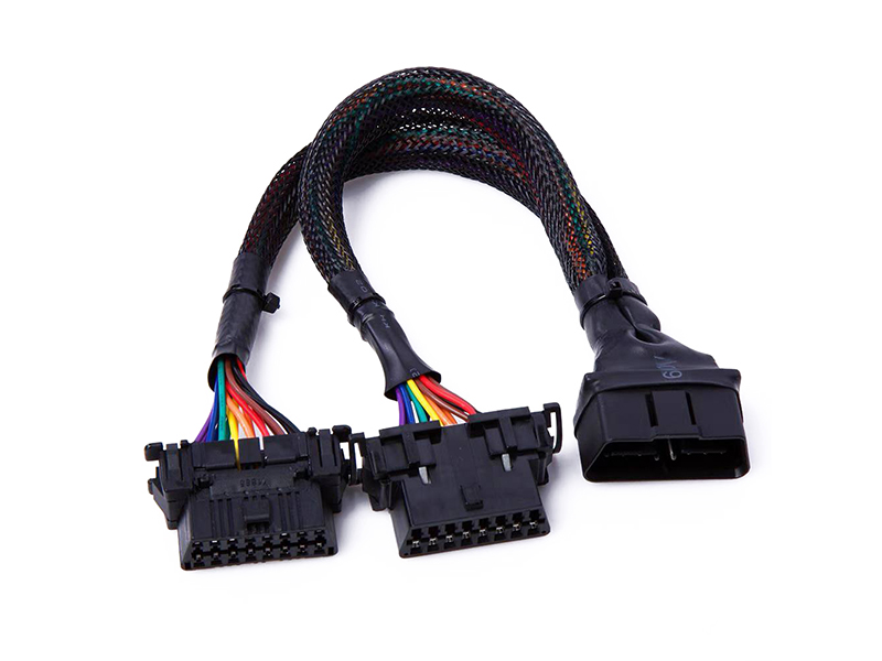 CUSTOMIZED AUTOMOTIVE INSPECTION SYSTEM HARNESSES OBD-II CONNECTOR CABLE ASSEMBLES