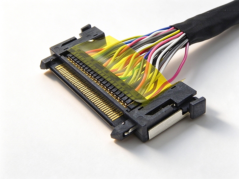 JAE FI-RE41HL FI-RE51HL LVDS SHIELDED CABLE TWISTED PAIR HARNESS CUSTOMIZED