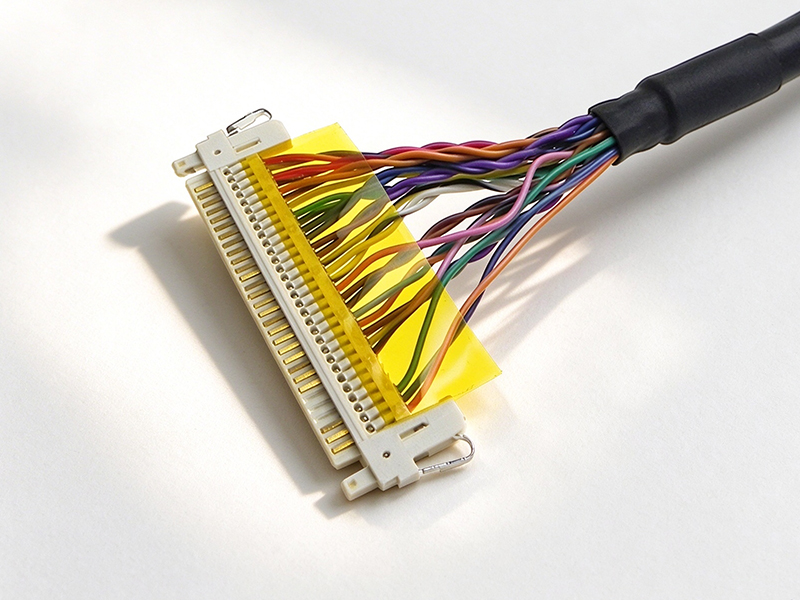 JAE FI-X20HL FI-X30HL LVDS SHIELDED CABLE TWISTED PAIR HARNESS CUSTOMIZED